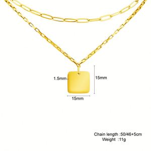 24K Gold Personalize <b>Name</b> Women 3D Laser Printer Engraver Chain Blank <b>Custom</b> Personalized Customized Cham Men Women Bar <b>Necklace</b> - Product Image 2