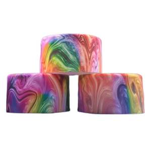 Bottes en silicone à imprimé arc-en-ciel 30oz 40oz Bottes en silicone à imprimé gobelet Bottes en verre pour le sport En stock - Product Image 2