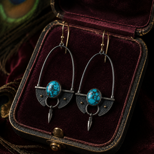 Orecchini lunghi a forma di proiettile per donna, accessori per l'orecchio in stile vintage da indossare tutti i giorni - Product Image 2