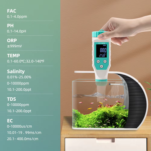 Testeur numérique de chlore libre Bibo Xtester-YY-1070 – Testeur numérique de chlore libre 7-en-1 pour la qualité de l'eau (pH/Salinité) - Product Image 5