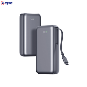 พาวเวอร์แบงค์แบบพกพาขนาดบางพิเศษ 45W พร้อมโลโก้สั่งทำ ความจุ 20000mAh แบตเตอรี่ลิเธียมโพลิเมอร์ ชาร์จเร็ว สำหรับแล็ปท็อป พร้อมสายชาร์จแบบยืดหดได้ - Product Image 1