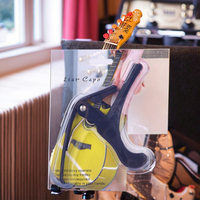 Grand capo de guitare GC en plastique pour instruments de musique et accessoires Clips de réglage Modèle chaud Accessoires de guitare