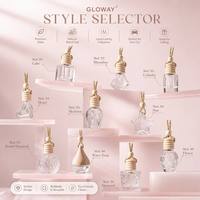 Diffuseur d'huiles essentielles pour voiture, mini diffuseur suspendu de 10 ml, lavande, jasmin, océan, pour parfumer l'air de la voiture