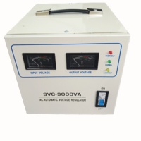 Stabilisateur de tension automatique monophasé série SVC 1 KVA 220V 50Hz haute qualité pour usage industriel, efficacité 98%