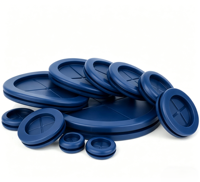 Passe-câble rond en caoutchouc double face personnalisé, bouchon flexible en caoutchouc pour la protection et l'étanchéité des câbles