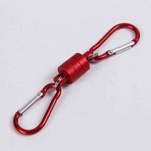 1 pièce, support <span class=keywords><strong>de</strong></span> <span class=keywords><strong>filet</strong></span> <span class=keywords><strong>de</strong></span> pêche à la mouche multifonctionnel pour l'extérieur, avec boucle magnétique et libération magnétique, robuste, pour câble <span class=keywords><strong>de</strong></span> traction, capacité 4KG - Product Image 3