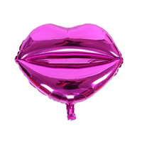 Baiser de la Saint-Valentin Ballons Décoration Maquillage Fournitures de Fête Grande Lèvre Mylar Feuille Ballons Pour Anniversaire Maquillage PartyDecorations