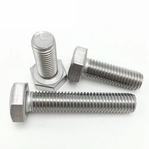 Nhà Máy Giá 304 nặng din933 M12 Đặc điểm kỹ thuật cao thép không gỉ Hex đầu bu lông - Product Image 2