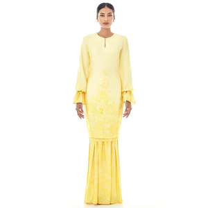 Kebaya Abaya ชุดเดรสมุสลิมสำหรับผู้หญิง,เสื้อผ้าแฟชั่นสไตล์ปากีสถานประดับเลื่อมสวยงาม-ขายส่ง-Malays - Product Image 5