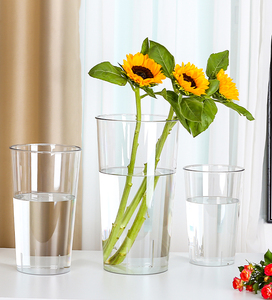 Cubo de flores de acrílico especial, tubo de flores para el hogar de aguas profundas, jarrón resistente a caídas para macetas de flores, diseño de despertar - Product Image 6