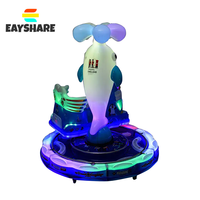 Vente en gros de haute qualité électrique Happy Train monnayeur voiture pivotante Kiddie Ride machine de jeu Kiddie Rides