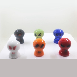 Handmade Murano Halloween lampwork Glass <span class=keywords><strong>Ghost</strong></span> bức tượng trang trí thân thiện với môi tùy chỉnh đầy màu sắc tùy chỉnh kích thước bán buôn thủy tinh thủ công mỹ nghệ - Product Image 2