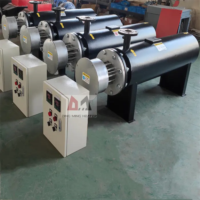 60kw industrial electric pipeline gas heater /hot air heater