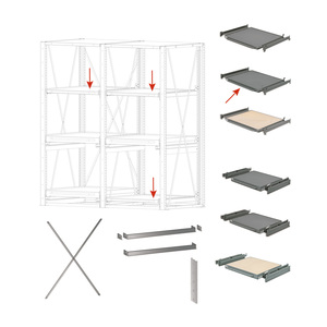 Mesa de Trabajo Fami System AR de 4 Bordes L1160 D1200 Azul RAL5012 con Extensión Simple para Carpintería - Product Image 2