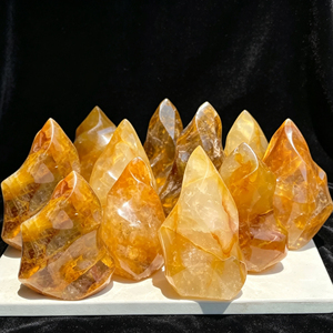 Cristaux en gros, pierres de guérison polies faites à la main, Quartz Golden Healer, pierres de paume, sphères, tours, cœurs, gouttes d'eau, ornements - Product Image 6