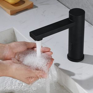 Grifo sin Contacto al por Mayor, Grifos con <span class=keywords><strong>Sensor</strong></span> Automático para Lavabo <span class=keywords><strong>de</strong></span> Baño, Grifo Inteligente, Grifería Sanitaria, Mezclador para Lavabo - Product Image 4