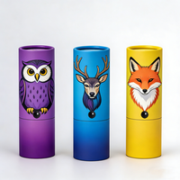 Tubes en carton kraft de qualité alimentaire, vides, personnalisables, avec fermeture à sécurité enfant, vente en gros