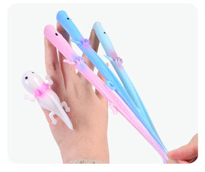 Mini Aksolotl Modeli İtmeli Stres Çarkı Oyuncak Parmak Sapanı Duyusal Yumuşak Oyuncak Ofis Şakası Stres Giderici Fidget Oyuncaklar - Product Image 6