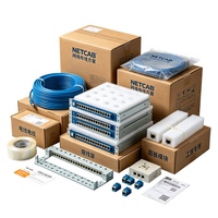 Panneau de brassage fibre optique 24 ports 42U pour intérieur, gestion des câbles, organisateur de rack de serveur 19 pouces, noir, certifié CE