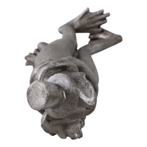 Statuetta Decorativa di Rana con Texture Scolpita, Design da Fiaba, Ornamento da Giardino, Decorazione per Portico Anteriore - Product Image 6