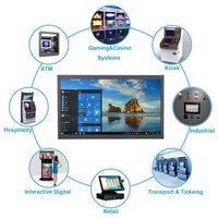 Moniteur à cadre ouvert à écran tactile industriel à montage mural de 19 pouces OEM ODM pour ordinateur PC avec HD VGA BNC AV USB