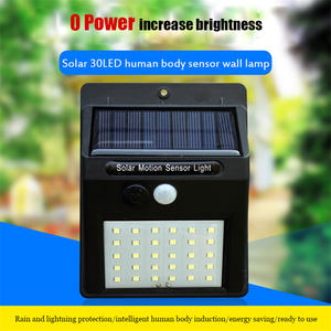 <span class=keywords><strong>Lampe</strong></span> <span class=keywords><strong>solaire</strong></span> à Led sans fil <span class=keywords><strong>avec</strong></span> détecteur de mouvement, imperméable conforme à la norme IP65, éclairage d'extérieur, applique murale, idéal pour un jardin, 5 W - Product Image 3