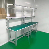 Profilé en aluminium économique pour mobilier optique, table de travail en aluminium pour fabricant
