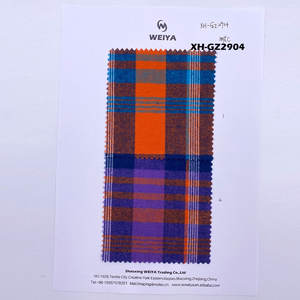 Tissé moulins <span class=keywords><strong>pas</strong></span> <span class=keywords><strong>cher</strong></span> en gros en vrac teint brossé <span class=keywords><strong>tartan</strong></span> à carreaux 100% coton flanelle <span class=keywords><strong>tissu</strong></span> - Product Image 2