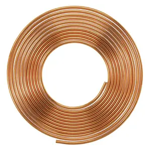 Copper Coil Pipes 1/4'' 3/8'' 1/2'' 5/8'' Copper Coil Tubes & Air Conditioning Copper Pipe price