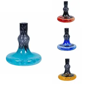 Yufan Wholesale Smoking Accessories Custom Shisha Vase Bottle Vaso Narguile Hookah Glass Base