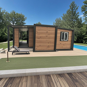 Maison conteneur extensible, design moderne rectangulaire pliable, épaisseur standard, pour usage villa - Product Image 1