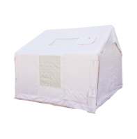 Tente de camping gonflable à double porte et double lanterneau en tissu Oxford 8, avec ouverture automatique rapide pour toutes les saisons