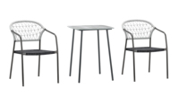 Chaise d'extérieur au design unique, moderne, imperméable, pour le jardin, mobilier de jardin, table basse en rotin, ensembles de chaises de jardin