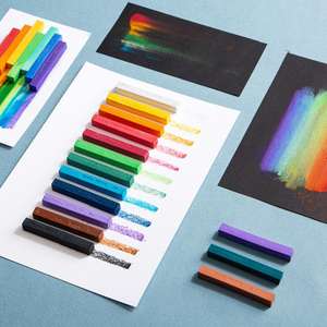 Juego de Pinceles de Óleo en Colores Pastel Especiales para Principiantes, Materiales de Pintura Artística y Crayones para Pizarra para Niños - Product Image 3