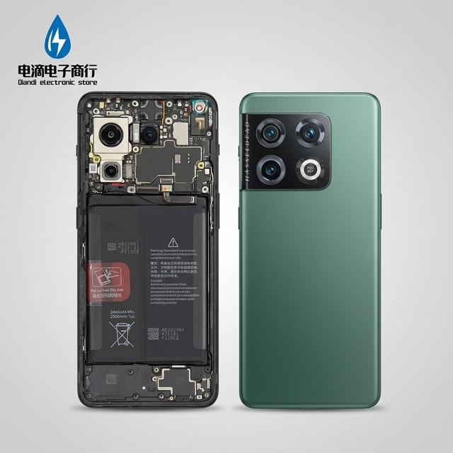 Diandi For OnePlus 10 Pro Back Cover Rear Housing Replacement Battery Case Repair Spare Parts With Camera Lens