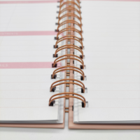 Service d'impression de carnets personnalisés en usine chinoise, fabricant de carnets spirales OEM, carton de haute qualité avec estampage à chaud offset