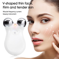 Appareil de beauté électrique portatif à micro-courant pour lifting et amincissement du visage, usage domestique, en ABS, avec prise USB
