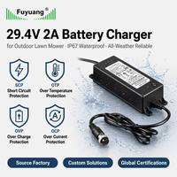 Chargeur de batterie au lithium LiFePO4 pour vélo électrique, scooter, usage extérieur et marin, IP67, 24V, 2A, 3A, 5A, 10A, 15A, 29.2V, 29.4V, OEM ODM