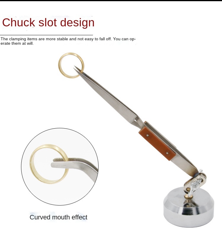 2-Piece Cross Lock Tweezers Set – Bent Tip, Fiber Grip, Self-Closing For Soldering & Jewelry