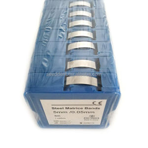 Fasce dentarie in acciaio inossidabile rotola in acciaio inox formatura foglio di restauro materiale Matrice strisce strisce rotolo - Product Image 4