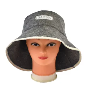 Manufacturer Custom Top Quality Wool Felt Sauna Hat For Russia Bath