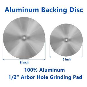 عجلة تجليخ ، مقعد فاخر و قاعدة من أكسيد الألومنيوم, عجلة تجليخ مقاس 6 بوصة ، حزمة من 1 - Product Image 2