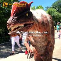 Costume de dinosaure robotique animatronique Dilophosaurus MYDINO DC021 à vendre