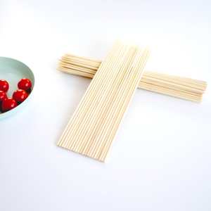 Pinchos de bambú puntiagudos redondos naturales desechables ecológicos palitos de bambú finos para Palitos de incienso - Product Image 1