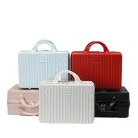 Usine Pas Cher 14 Pouces PP Portable Mini Bagages À La Mode Bonbons Motif Voyage Cosmétique Cas Doux Petit Cas Fermeture À Glissière