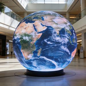 Pantalla LED Esférica de 360 Grados a Todo Color para Publicidad en Ascensores en Centros Comerciales y Parques - Product Image 2