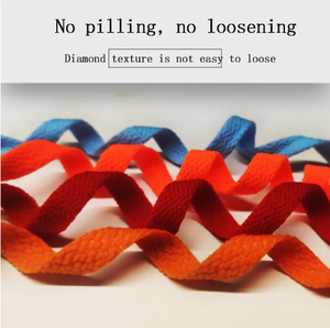 Cordones Planos de Alta Calidad en Oferta, Coloridos, de 1.2 cm de Longitud, con Puntas de Plástico - Product Image 5