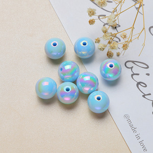 Cuentas Sueltas de Acrílico Lucite de 16mm, Redondas, Resistentes a los Rayos UV, para Fabricación de Joyería al por Mayor - Product Image 2