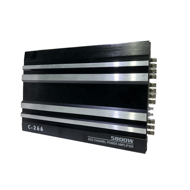 5800W High Power Car Audio Modified Amplifier Good Price Class AB 4 Channel Car Amplifier