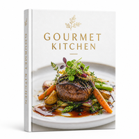 Impression personnalisée en usine de livres de cuisine/brochures/livres de recettes/menus de restaurant à couverture souple en couleur